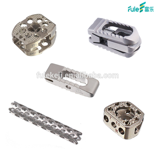 Spinal Fusion Cage Titanium And Peek Orthopedic Implants for Anterior Cervical And Lumber From Beijing Fule 